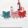 Christmas Gold Powder Bow-shaped Christmas Tree Decoration Pendant Gift Box Accessory