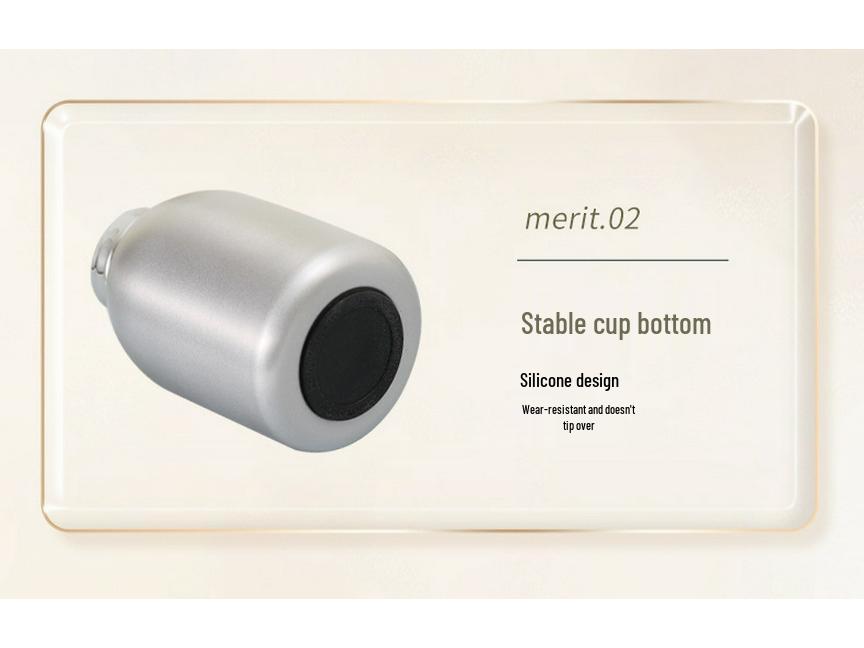 New Guofeng Chubby Insulated Mug with Handle - Portable Outdoor Pocket Cup