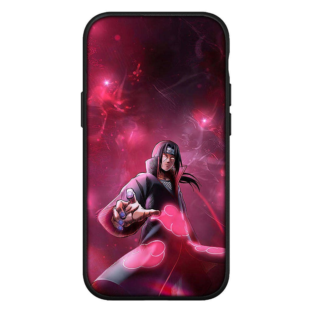 Für iPhone 16 15 Xiaomi Redmi Note 14 13 12 11 Pro Max 16e Samsung Galaxy S25 S24 S23 Moto OPPO Huawei Comics Naruto Itachi Uchiha Akatsuki Handyhülle