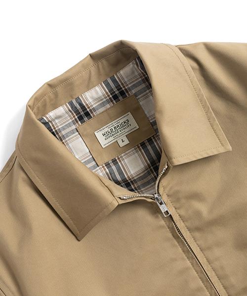 Wild Bricks Cl Harrington Jacket (Beige)