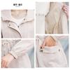 Hooded Mid-length Trench Coats Fashion Drawstring Windproof Jackets Oversized Women's Fashion Spring Fall Slim