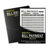 New product monthly bill payment plan book coil book financial planning notebook budget book