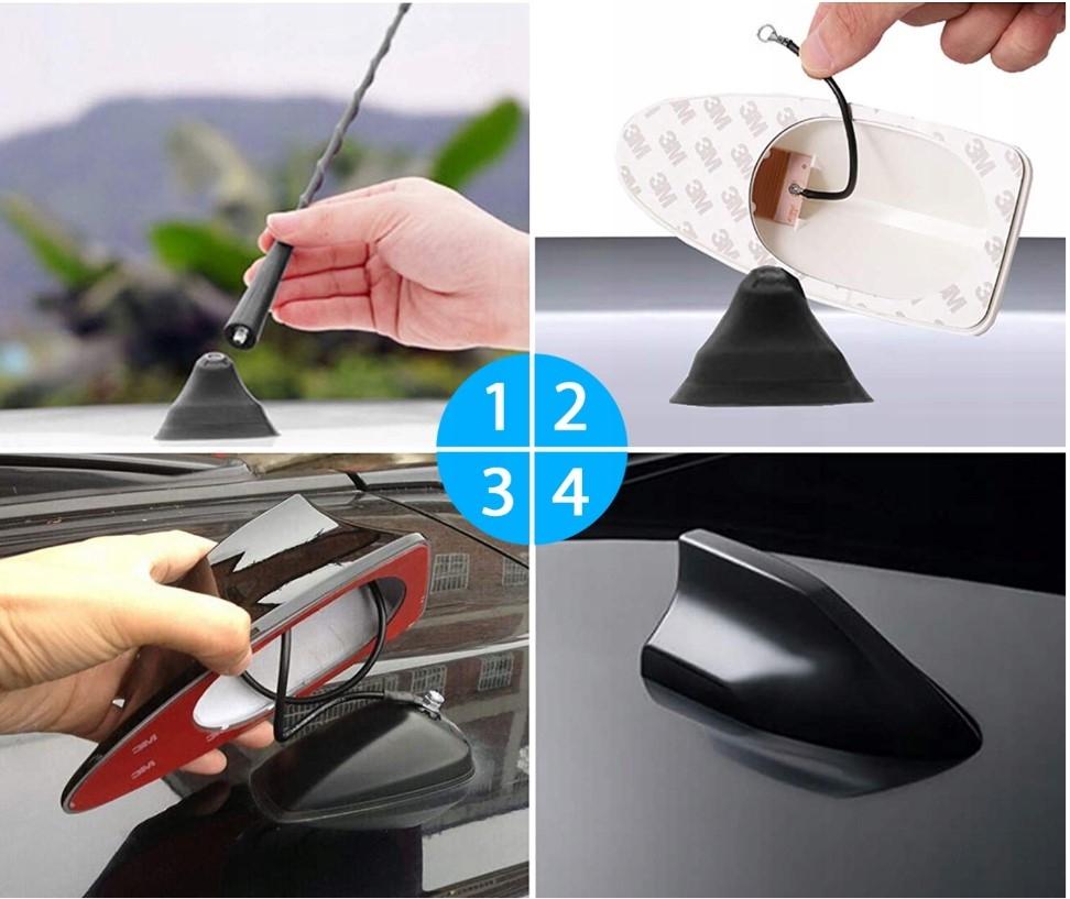 Shark Fin Car Antenna Amio-03139