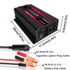 Smart LED Display Car Inverter 12V to 220V/110V with Dual USB