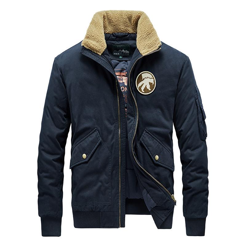

Autumn and Winter New Men s Thickened and Warm Daily Casual Sports Jackets for Men, Handsome and Trendy Korean Style Jackets for Men L