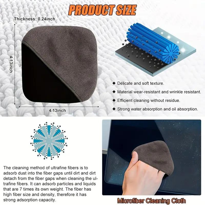 Super absorbent microfiber electronic screen cleaning cloths perfect for laptops, tablets and car displays | Non-woven