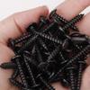 Black Plating Large Flat Head Self-Tapping Screws Carbon Steel Sharp Tail Phillips Recessed Truss Screws Woodworking Fasteners