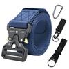 Elastic Tactical Nylon Belt with Alloy Buckle, Popular for Outdoor Use, Customizable Size