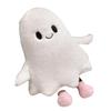 Halloween Style White Cat Plush Pillow Kawaii Black Cat Plush Doll  Birthday Christmas