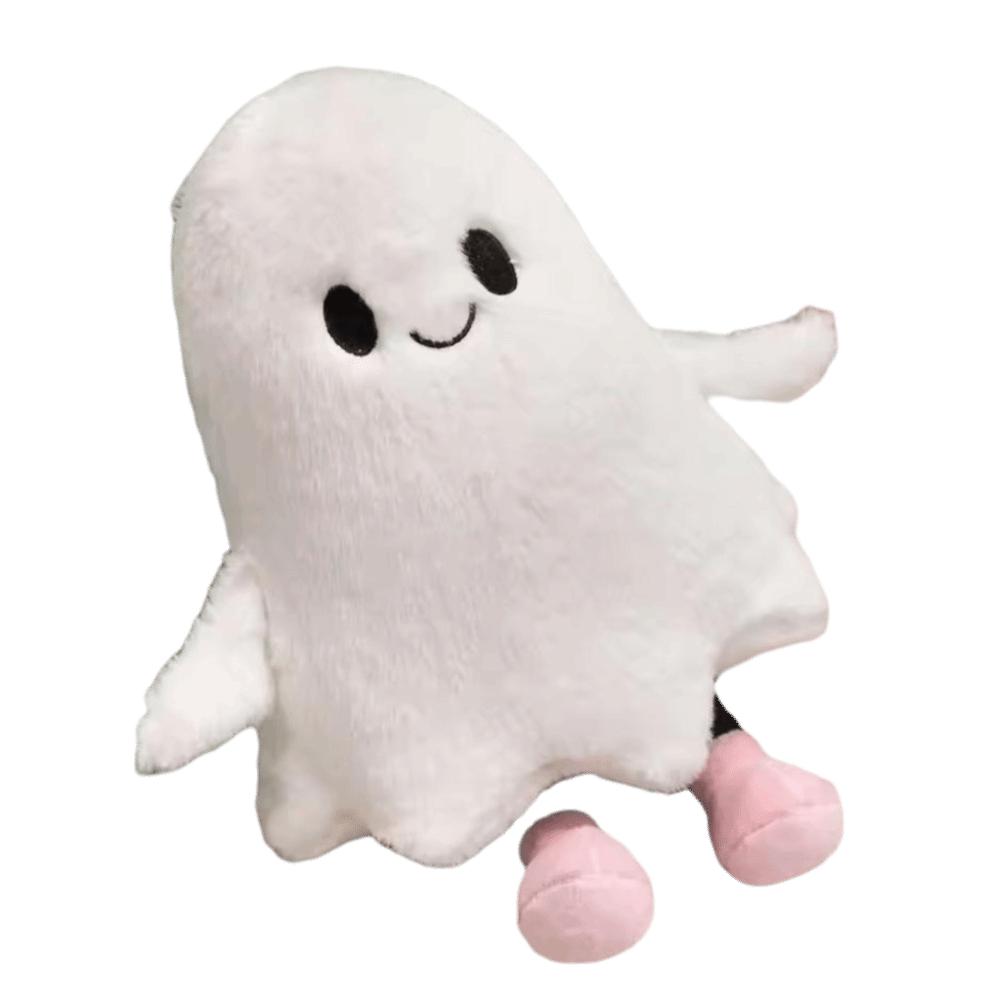 Halloween Style White Cat Plush Pillow Kawaii Black Cat Plush Doll  Birthday Christmas