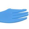 1Pc 3 In 1 Spoon Fork Cutter Travel Camping Hiking Picnic Utensils Plastic Spork