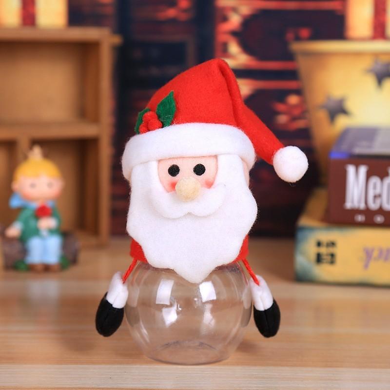 

Candy Christmas Decorations Jar Santa Claus Snowman Gingerbread Man Box Cookie Santa Claus