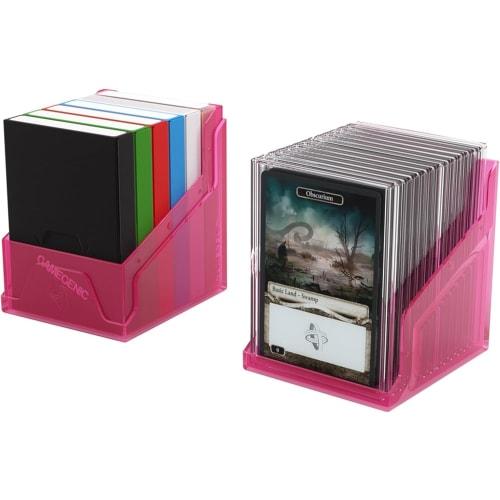 GameGenic Deck Box: Bastion XL Pink (100ct) ? Durable and Sturdy TCG, OCG Card Storage ? Compatible with Pokemon Yugioh Commander and MTG Magic: The G