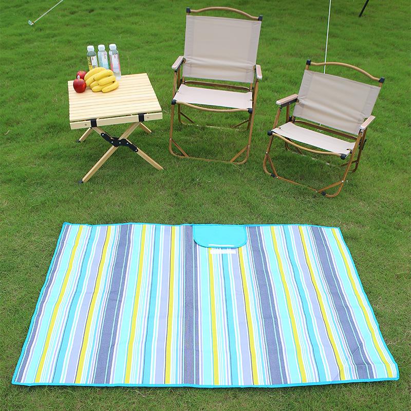 Portable Folding Reclining Chair Camping Beach Seat with Steel Frame Outdoor Fishing Picnic Lightweight Foldable Stool