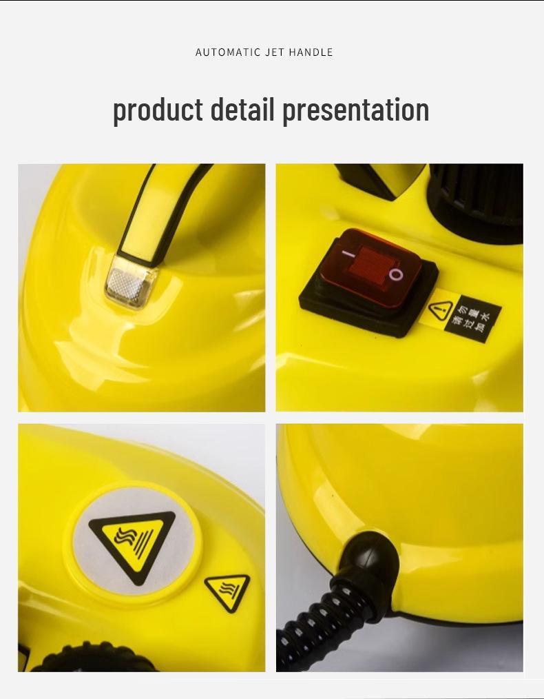 Cross-Border Multi-Functional High-Pressure Steam Cleaner for Kitchen, Sofa, Carpet, Car, and Film Wrapping.