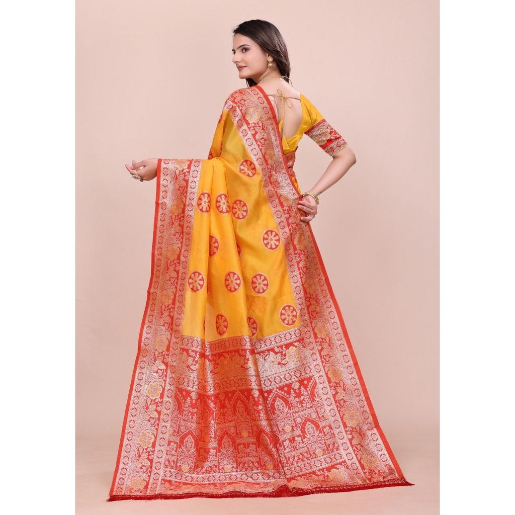 Royal Meenakari Paithani Silk Saree – Timeless Wedding Elegance