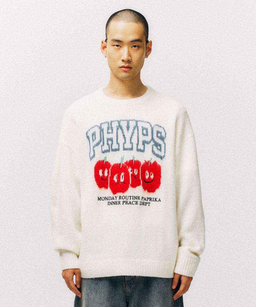 PHYSICAL DEPARTMENT Paprika Brush Knit_Navy