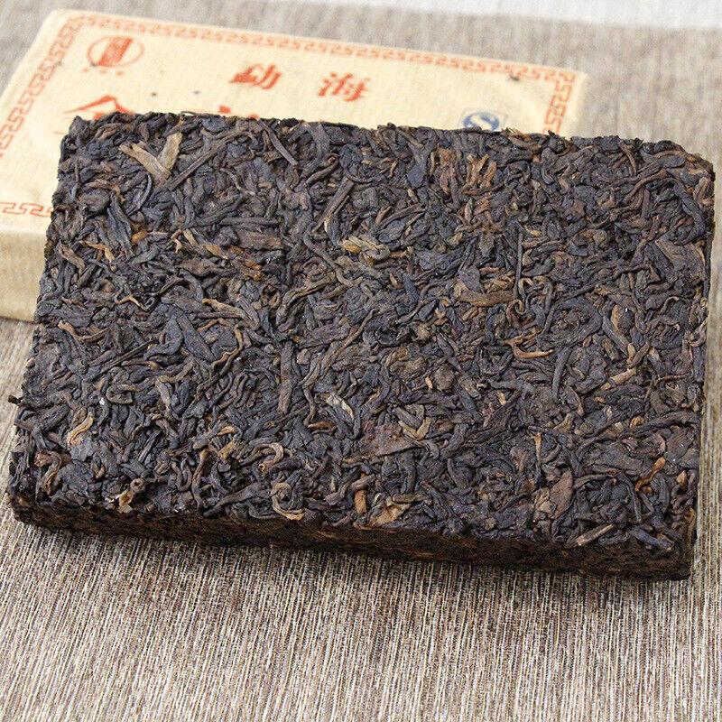 Ten-year-old Yunnan Menghai Pu'er Tea Jinhao Ripe Brick 250g Fermented Ripe Tea