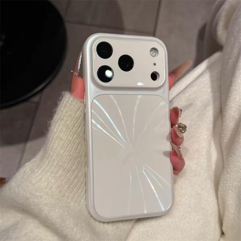 Compatible iPhone 17 Pro Case with Large Window Design, Aurora CD Pattern, and 15 Pro Lens Protector for Apple 16 Pro.