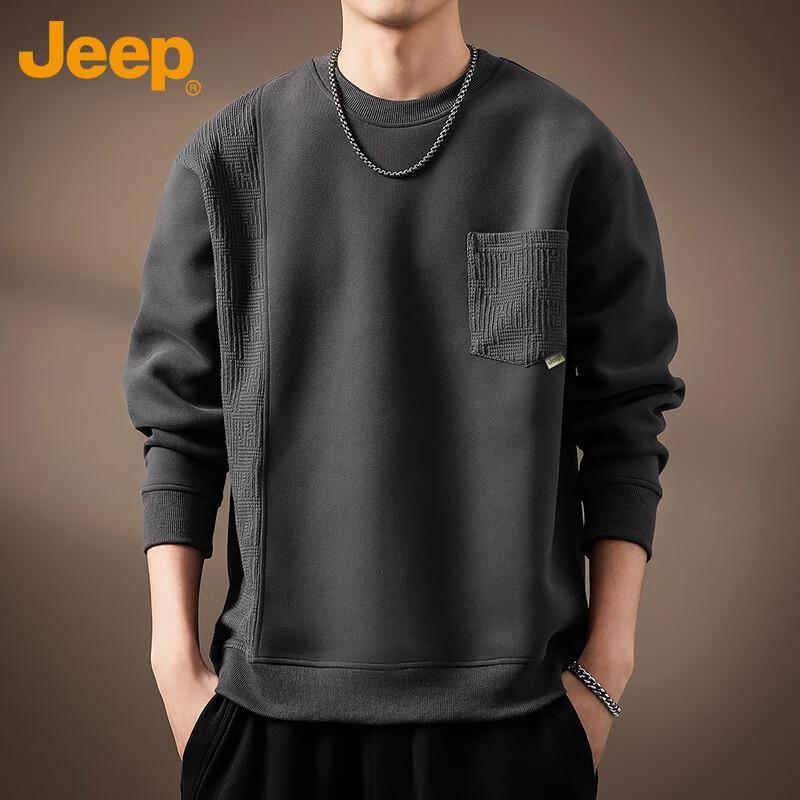 

JEEP Men s Casual Long-Sleeve Sweatshirt M