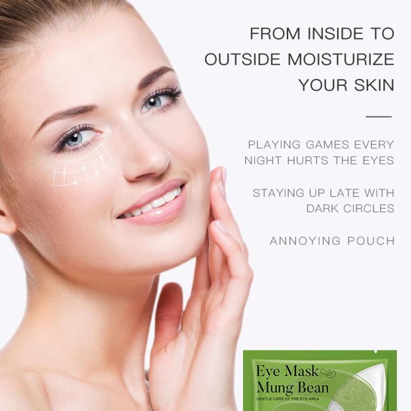 ZOZU Mung Bean Mud Eye Mask Lightens Eye Lines and Bags Eye Mask Patch