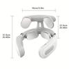 Portable Neck & Shoulder Massager with Deep Tissue Kneading, 4 Modes & 16 Intensity Levels, USB Rechargeable