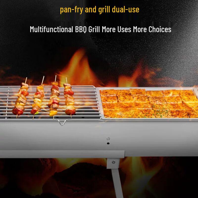 YiLimeng Commercial Outdoor Charcoal BBQ Grill Set