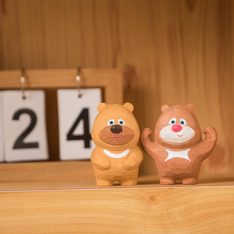 Boonie Bears Briar And Bramble Desk Decor Cute Cartoon Gift For Kids And Fans