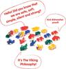 Viking Toys Miniature Beads Bucket 16 pieces Set,