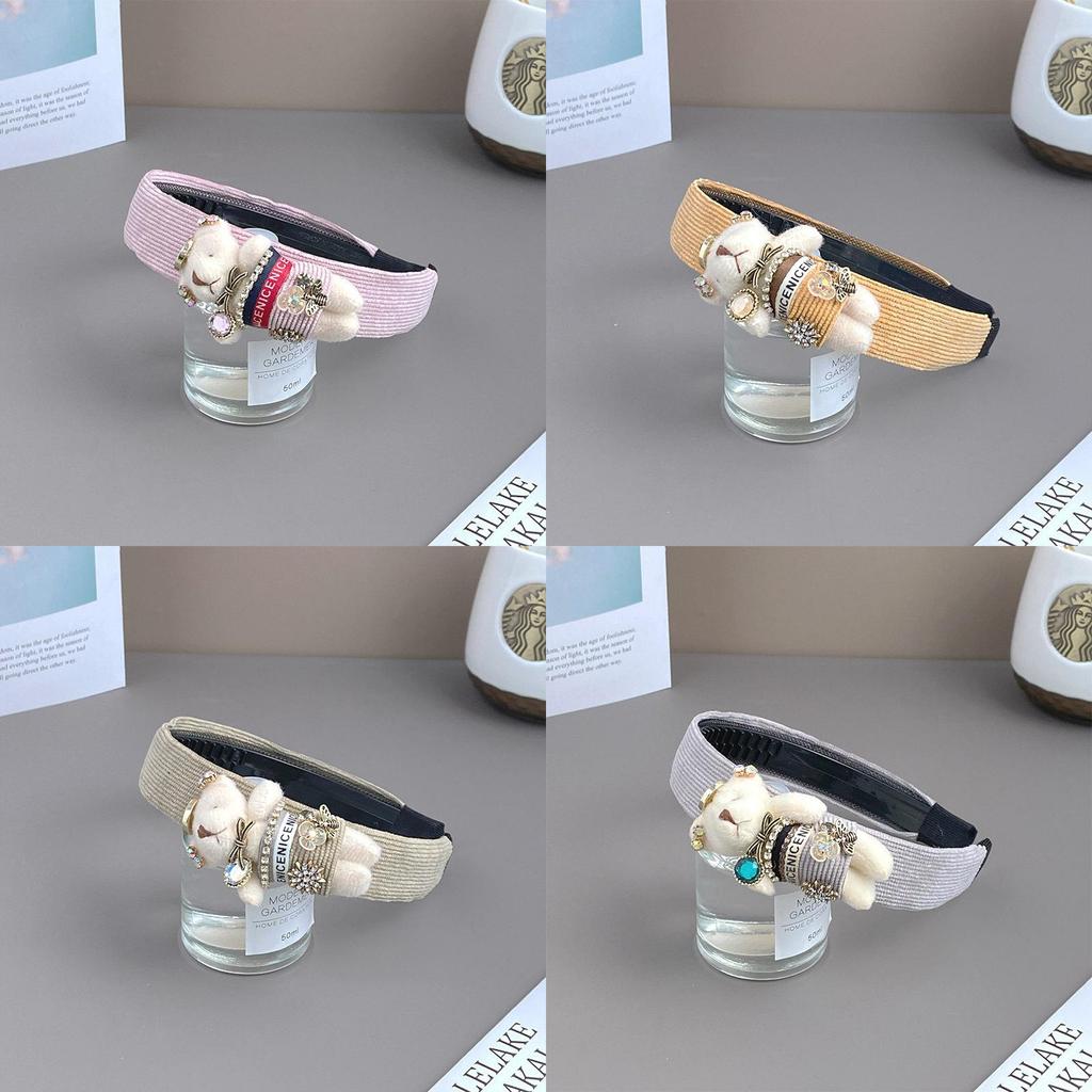 Style Headbands Cute Sweet Little Bear Minimalist Womens Hair Accessories