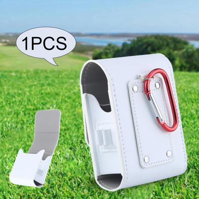 Golf Rangefinder Case PU Leather Shockproof Waist Pack Lightweight with Buckle