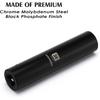 MIXPOWER 1/2" Dr. x 3/4-inch Extra Long Deep, 6 Point Impact Socket, Cr-Mo Alloy Steel, Radius Corner Design, Dual Size Markings, 5 inch Length