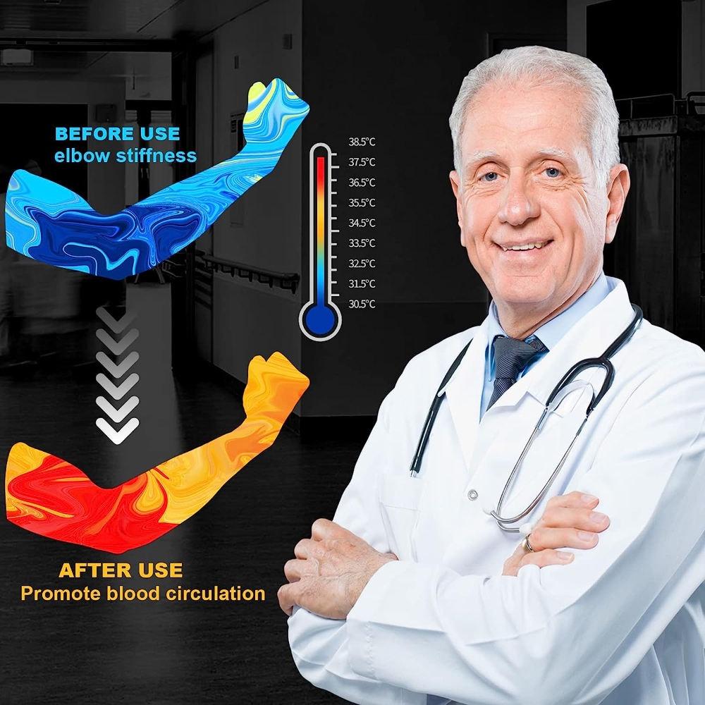 1Pair Sport Elbow Brace Compression Sleeves Elastic Arm Support Protector Men Women Weightlifting Arthritis Volleyball Tennis