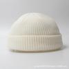 Knitted melon fur hat wool hat dome cold hat autumn and winter hat American retro knitted hat landlord hat