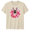 French Bulldog Puppy Love Hearts Unisexs TShirt French Bulldog Dogs
