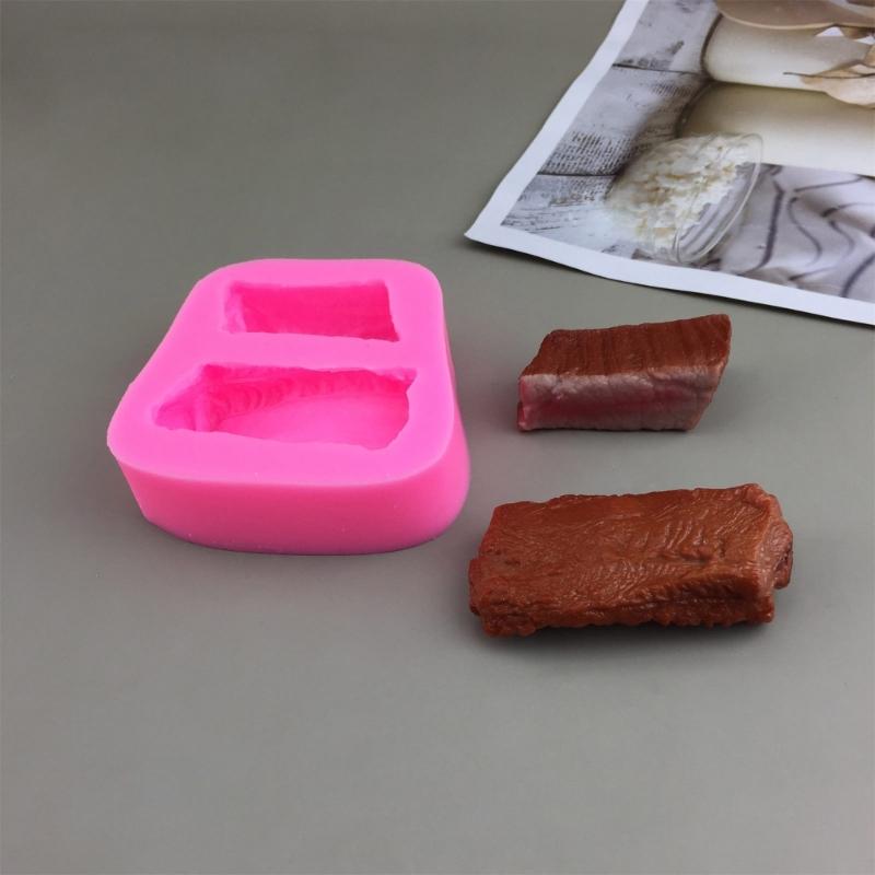 Silicone Mousse Molds Cake Moulds Meat Shaped Dessert Molds Chocolate Molds Cake Decorating Tool for Kitchen Bakings