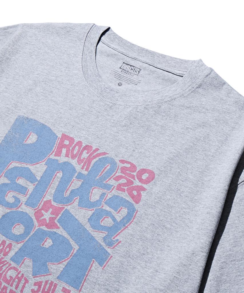 DISCUS ATHLETIC 2026 Pentaport Typo T-Shirt Melange Grey