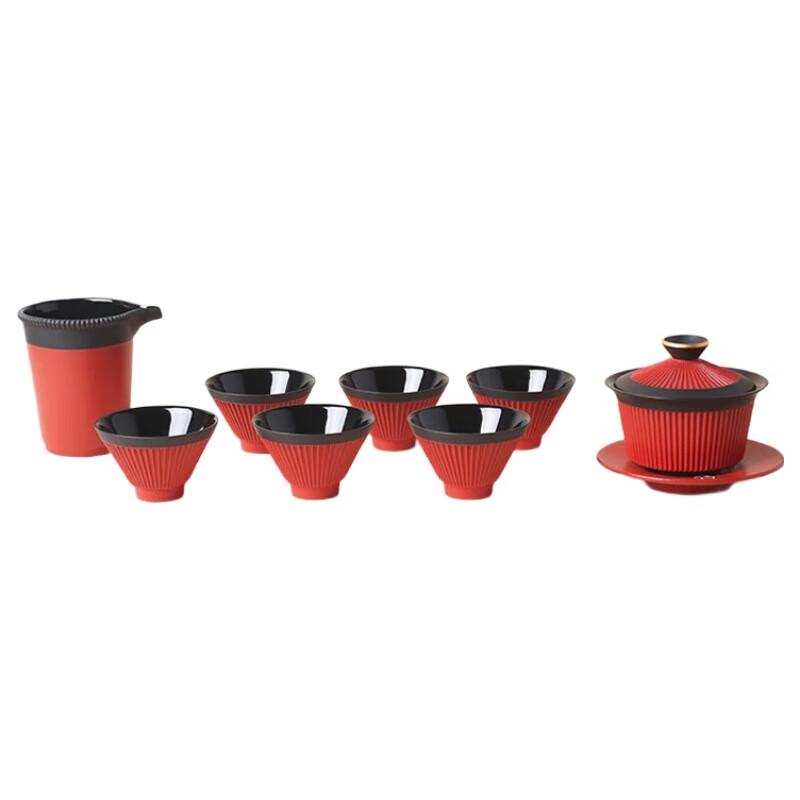 Lu Bao Imperial Crown Gaiwan Tea Set