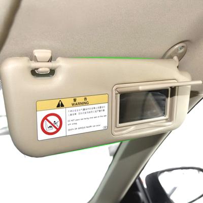 Car Sun Visor Panel Sunvisor with Makeup Mirror 74320-02B20 For Toyota Corolla E160 E170 2014 2015 2016