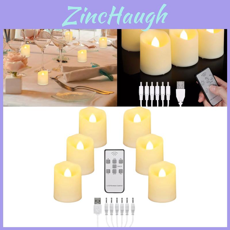 Elegant Usb Plastic Led Candle Light For Birthday Wedding Party Decoration And Timed Remote Control