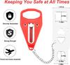 Additional Safety and Privacy for Apartment Home School Hotel Travel Lock Down Security Door Locker Padlock Portable Door Lock
