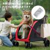 WODEGOU Pet Cart Rain Large Dog Stroller Rain Pet Cart Rain Pet Buggy Rain EVA Transparent Waterproof and Windproof Cover for Dog Wagons and Pet