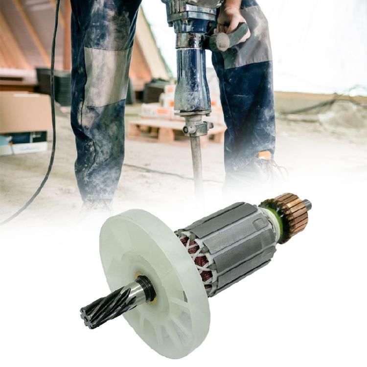 Copper Rotor For 0810 Electric Hammer 7 Tooth AC220V-240V Armatures Rotor Anchors Stator For Power Tool