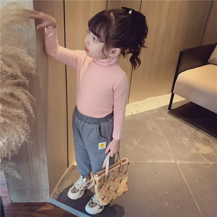 Kids' Winter Lambskin Fleece Pants: Thick, Warm Casual Sportswear for Boys & Girls