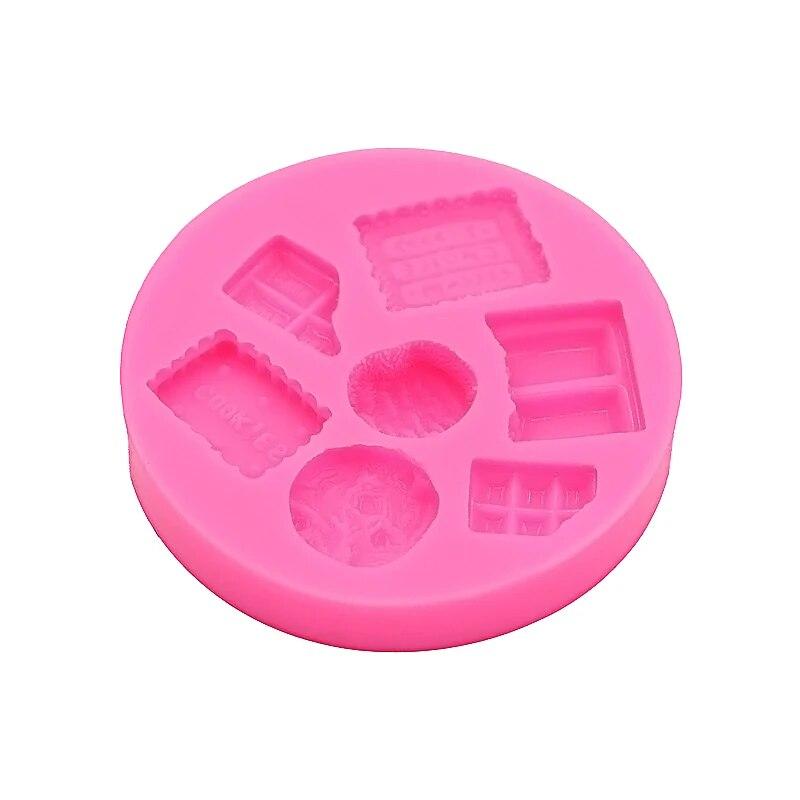 Cartoon Ice Cream Candy Candy Cakes Silicone Mold DIY Handmade Chocolate Crafty Cakes Dessert Decoration Baking Gadgets New