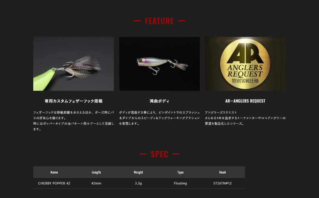 JACKALL Chubby Popper 42 Matte Lemon