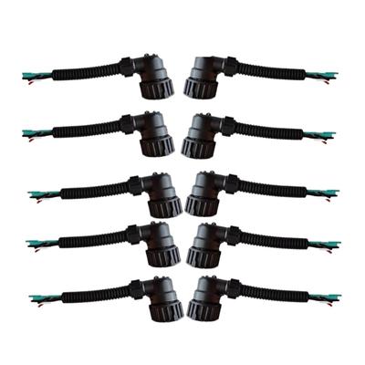 10 piezas Enchufe Macho Hembra de 7 Pines Compatible para Camión Pesado Volvo FH Benz Actross