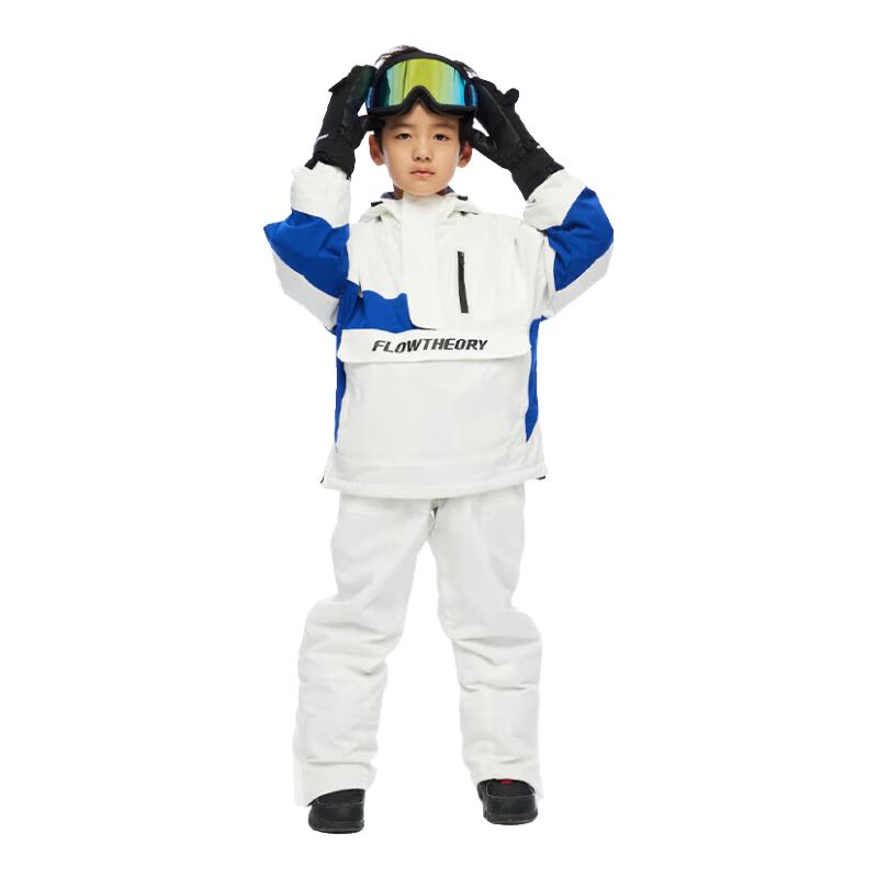 Flow Theory Kids  Thickened Waterproof Warm Ski Suit Set 130cm