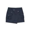 Women S A Line wrAp Skirt of4004lA nAvy