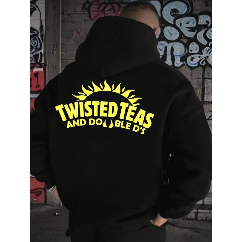 

The Man s Dark Brown Casual French-style Hooded Sweatshirt Is Suitable for Autumn and Winter. S